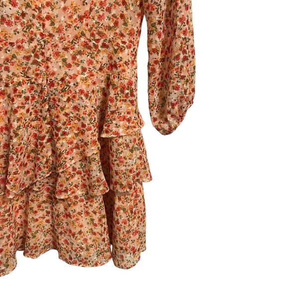Anthropologie Lenon Edition Floral Tavi‎ Tiered Mini Dress Size XS - Picture 9 of 11